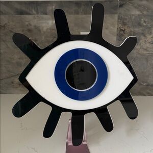 Black and White acrylic  Eye Wall Art